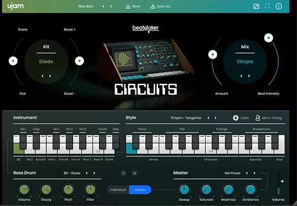 Ujam Beatmaker Circuits